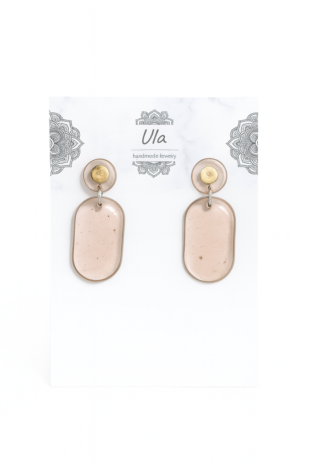 Salma Dangle Earrings Brown
