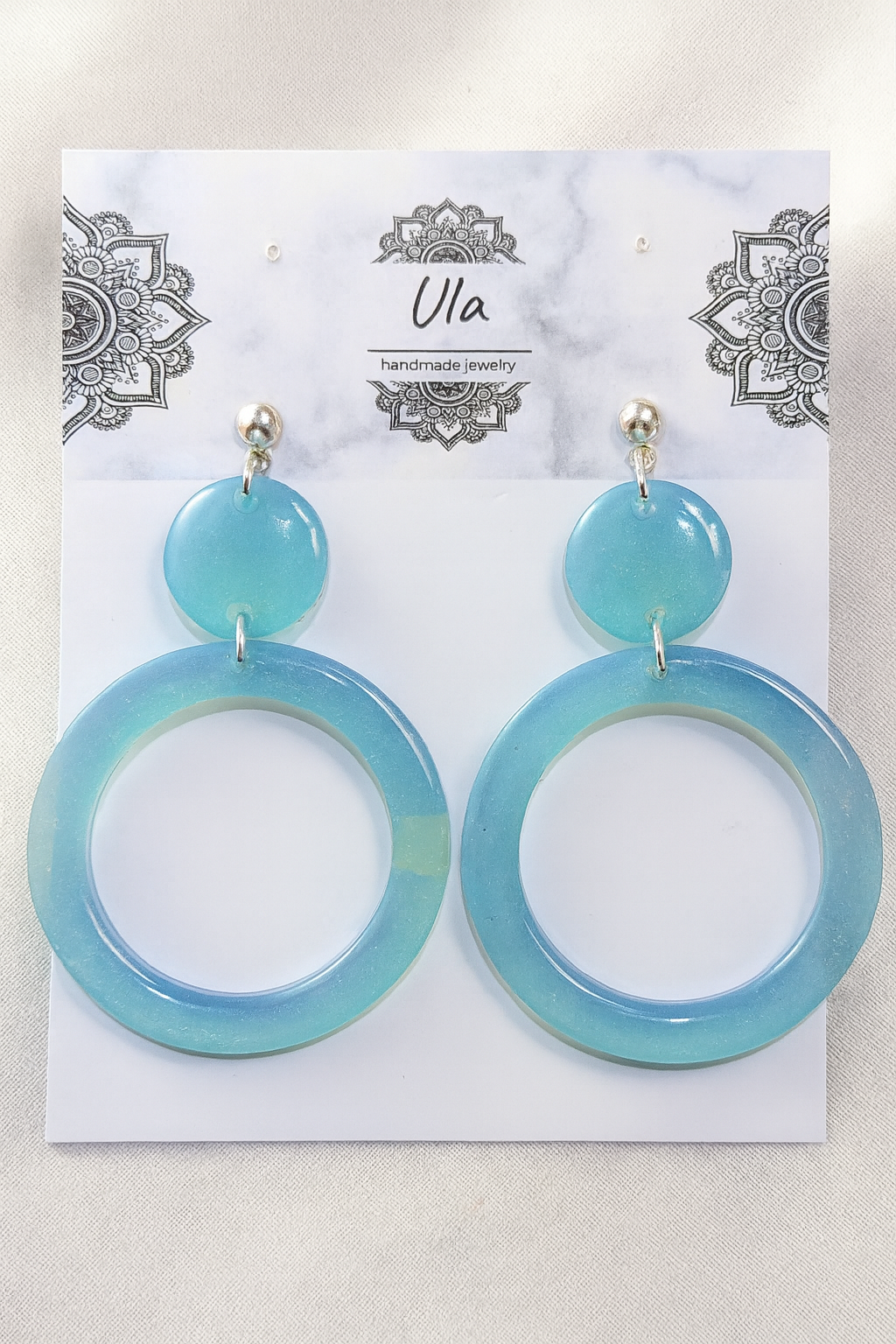 Katerina Dangle Earrings Cornflower Blue