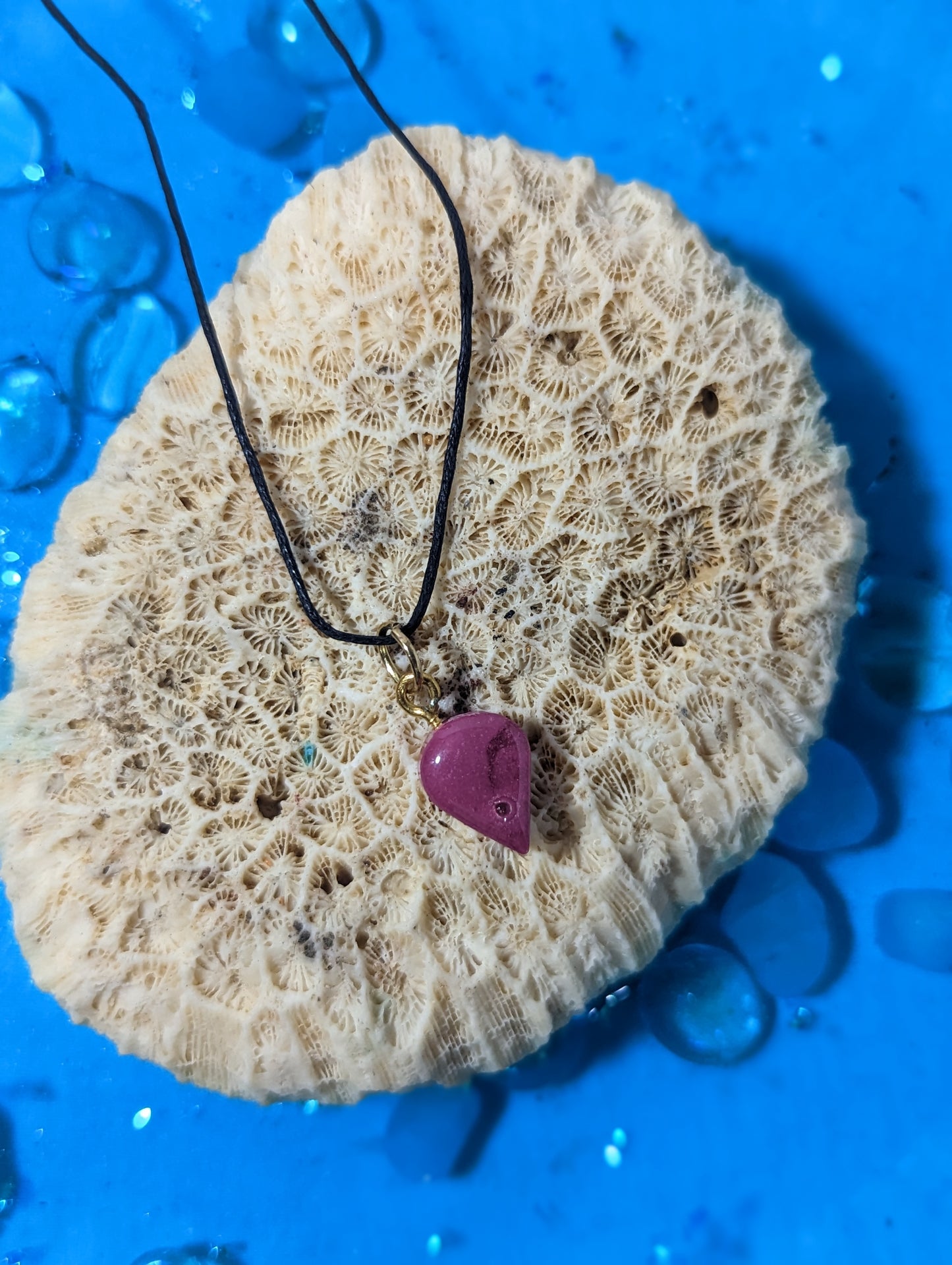 Wine Teardrop Pendant