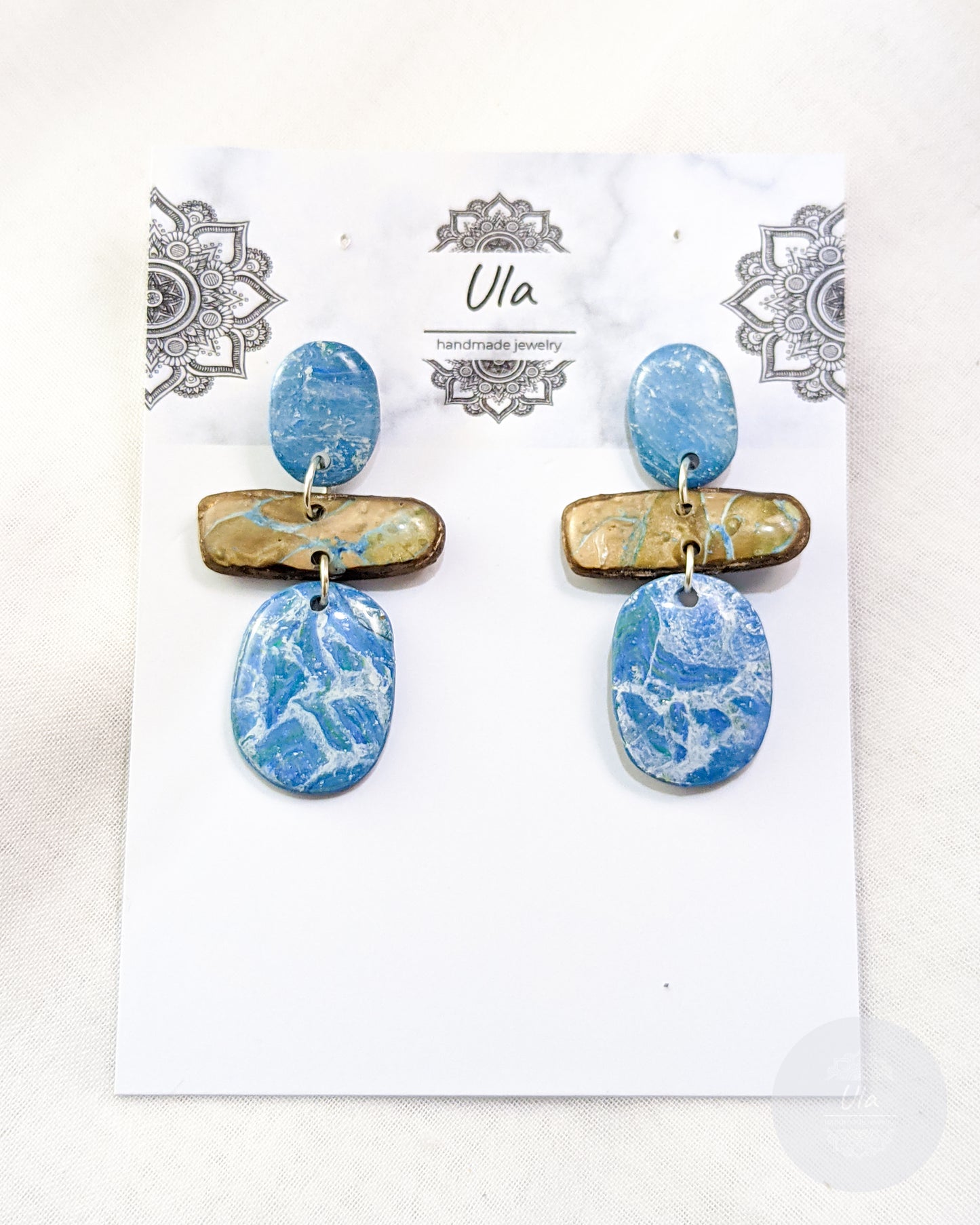 Aanya Dangle Earrings Azure