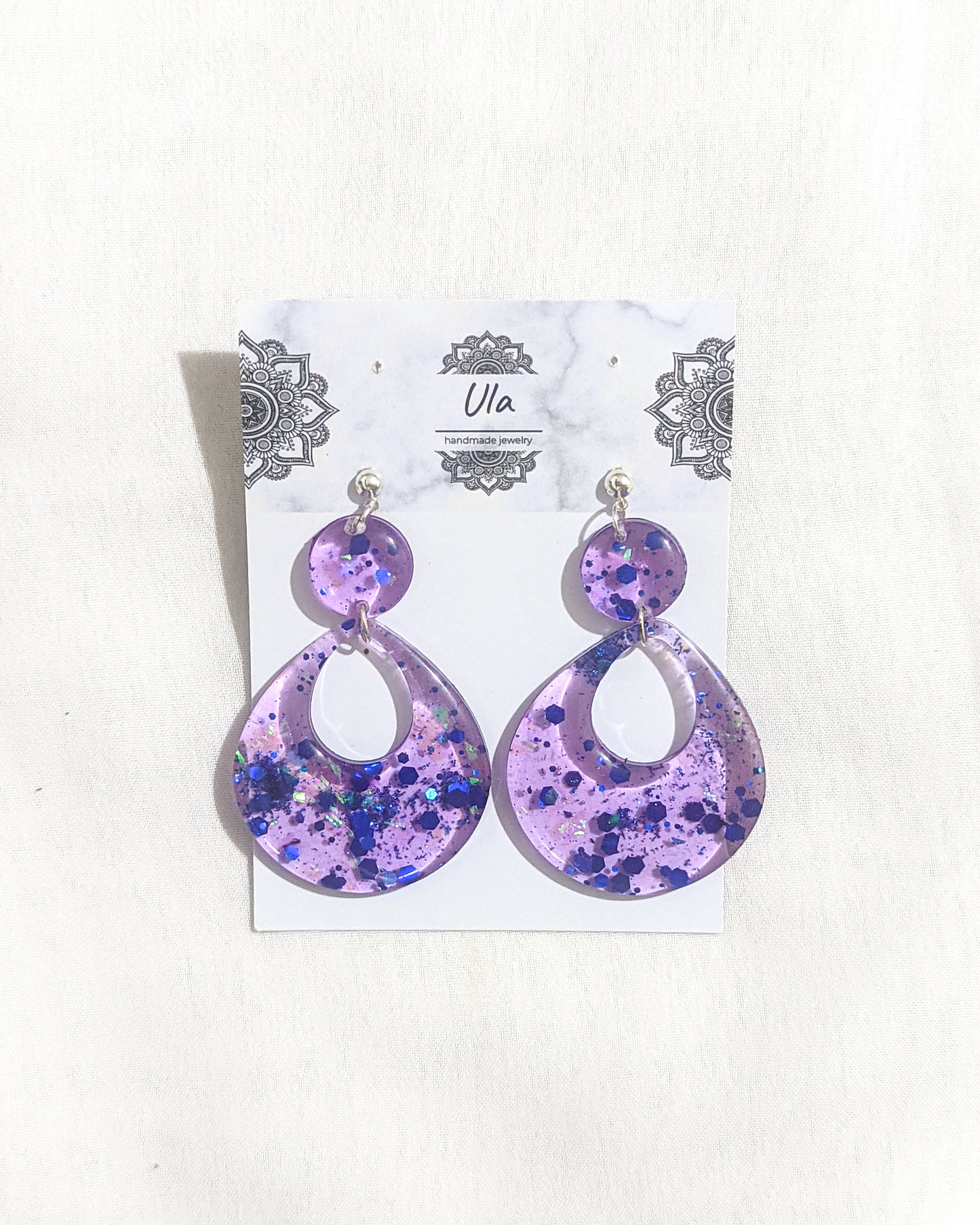 Yoko Dangle Earrings Indigo