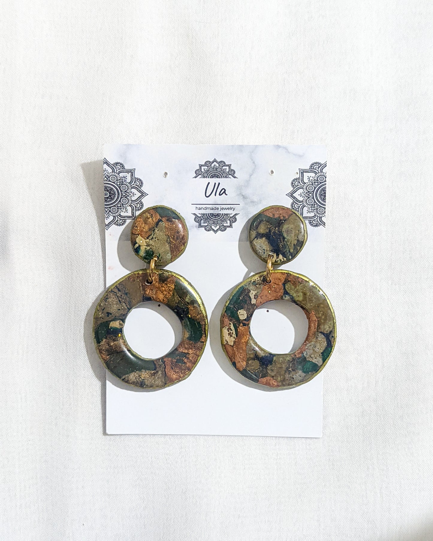 Thea Dangle Earrings Sage