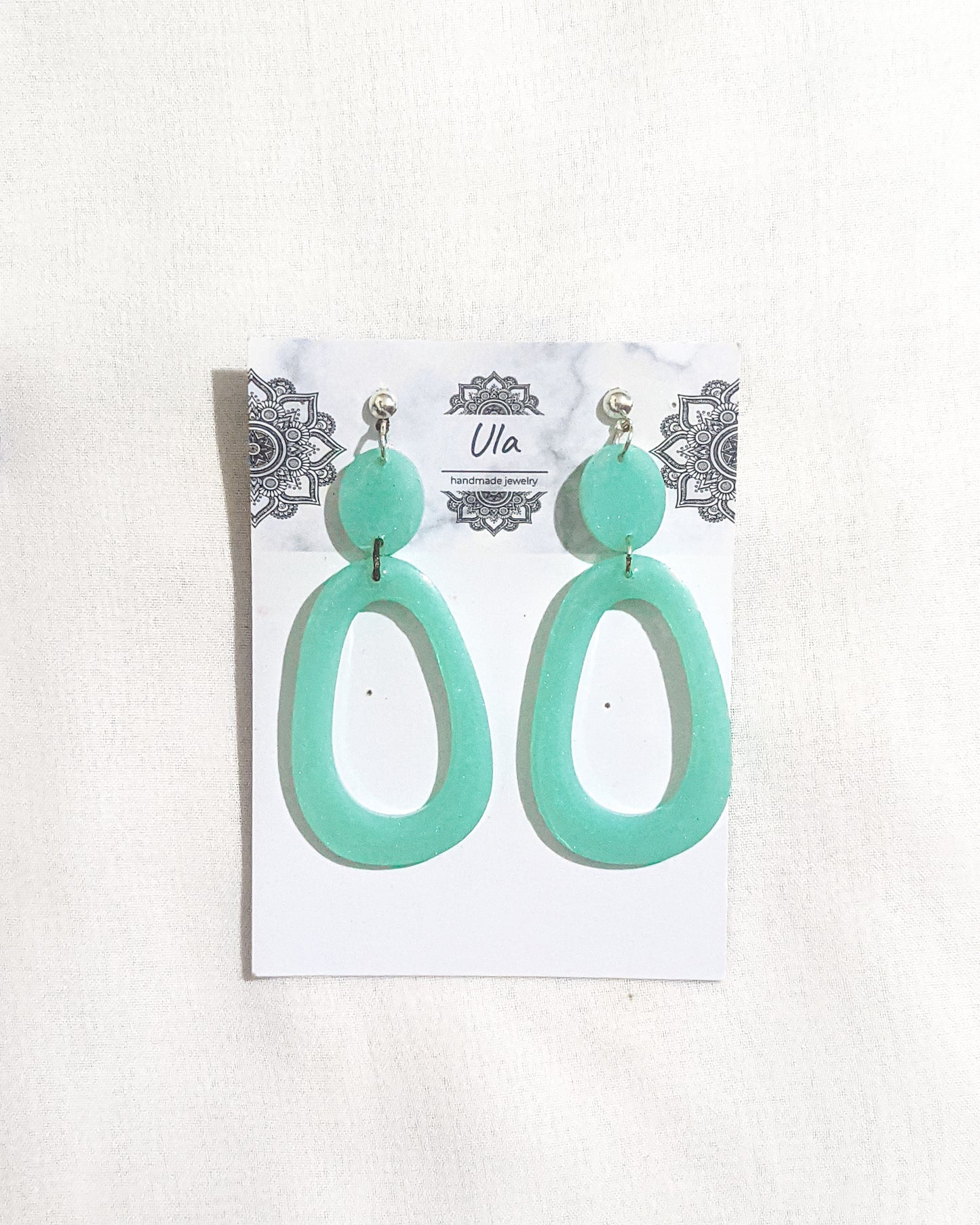 Viola Dangle Earrings Turquoise
