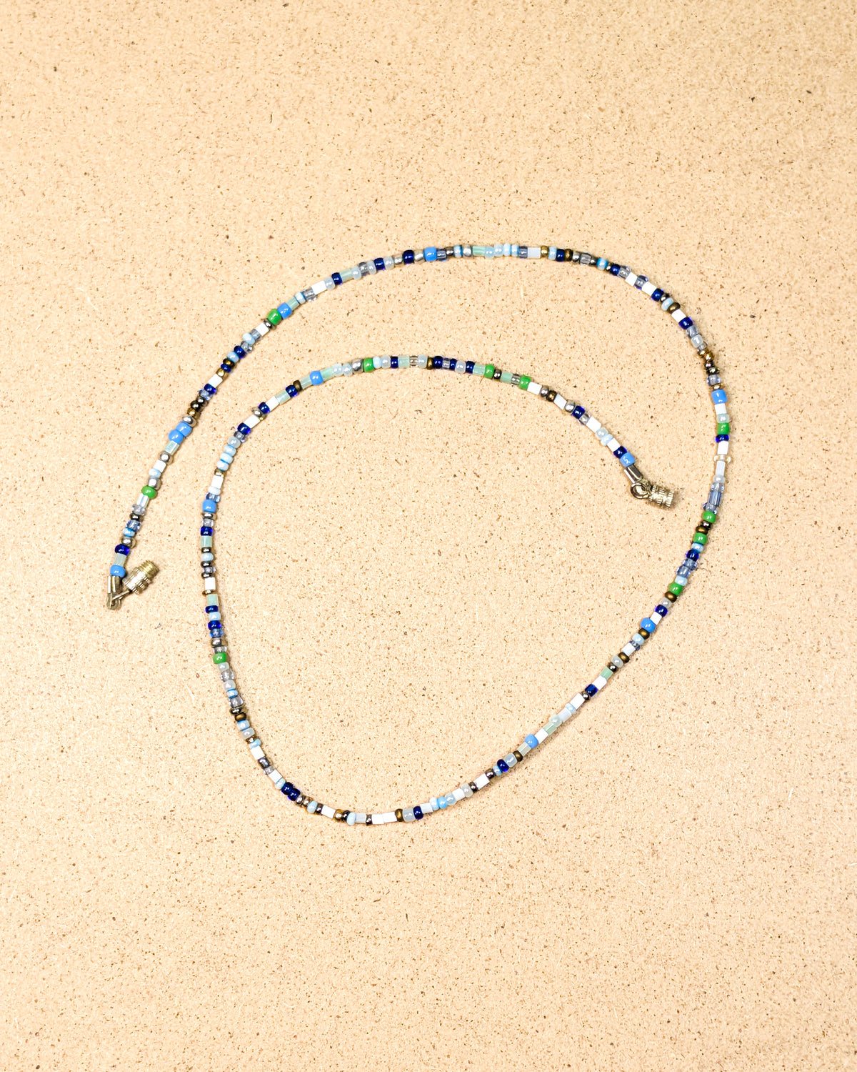 Mosaic Sky Seed Bead Necklace