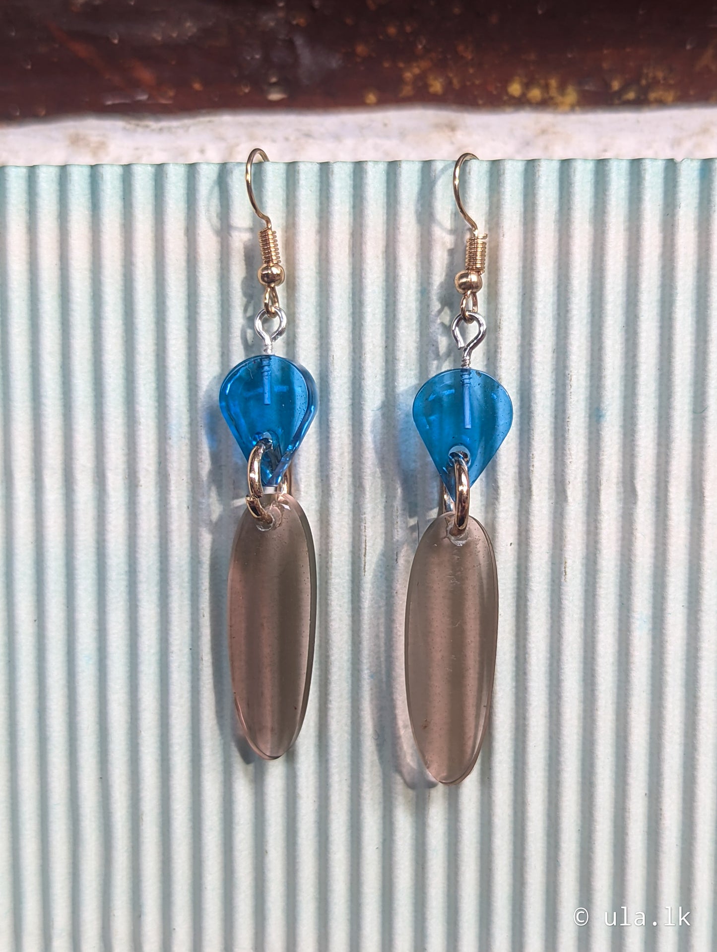 Sabrina Dangle Earrings Blue