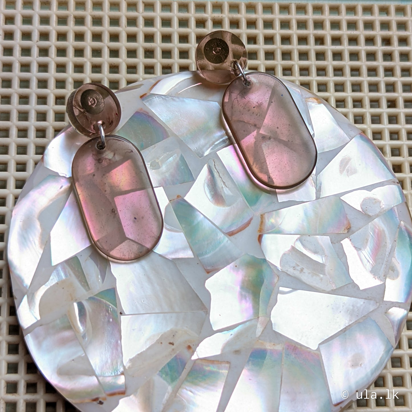 Salma Dangle Earrings Brown
