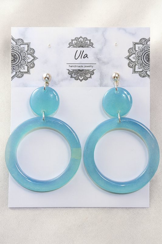 Katerina Dangle Earrings Cornflower Blue