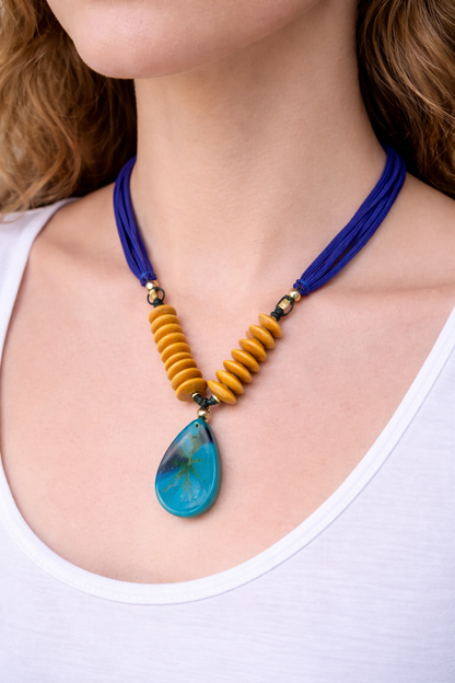 Chaitanya Necklace Purple