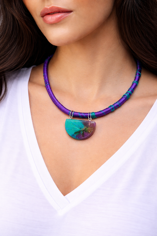 Zuri  Threaded Necklace