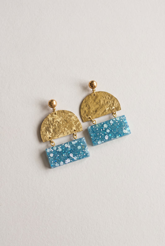 Gold Flux Earrings