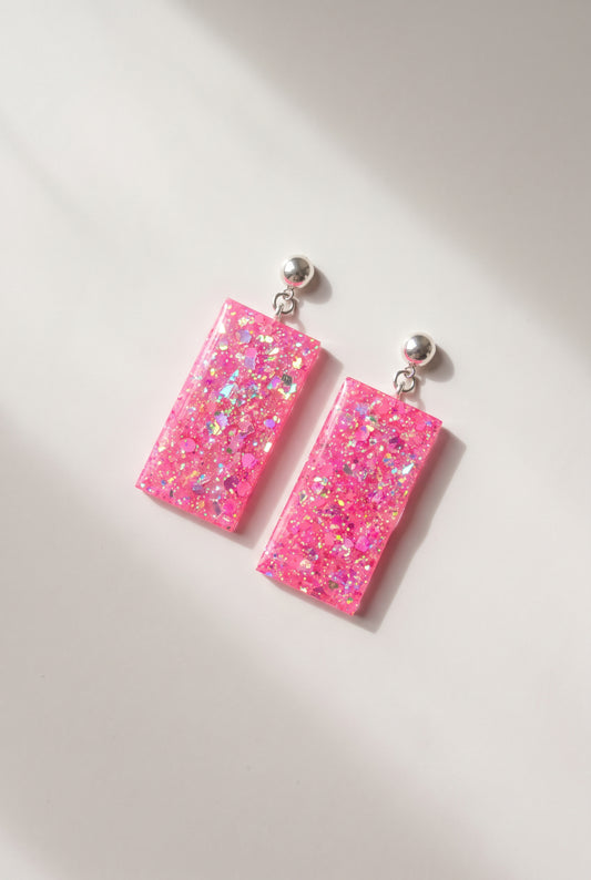 Pink Inferno Earrings