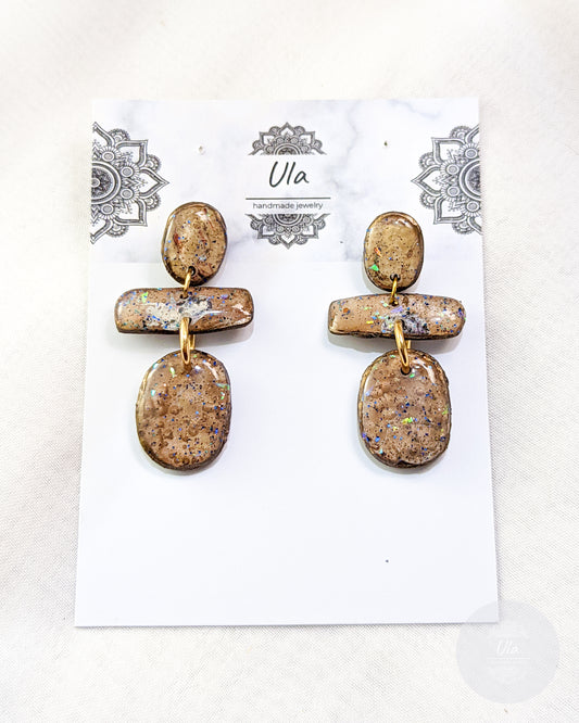 Aanya  Dangle Earrings Tan