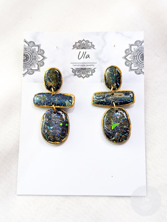 Aanya  Dangle Earrings Navy