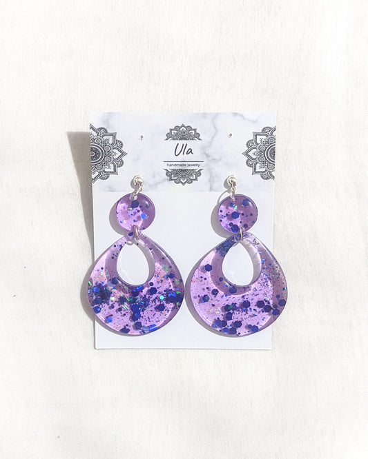 Yoko Dangle Earrings Indigo