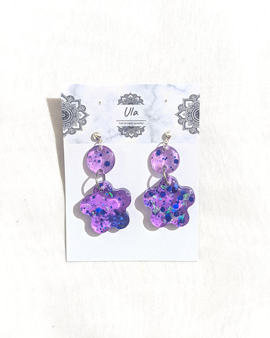 Tatiana Dangle Earrings Indigo