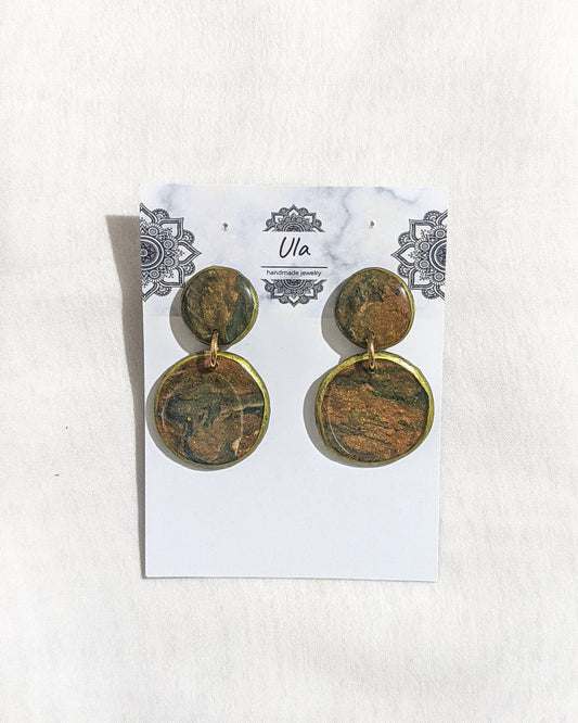 Valentina Dangle Earrings Blue