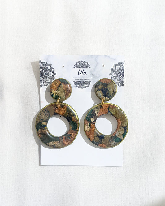 Thea Dangle Earrings Sage
