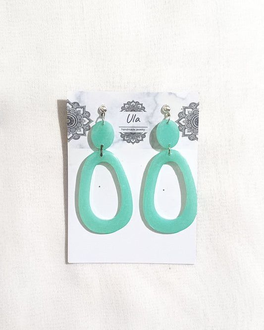 Viola Dangle Earrings Turquoise