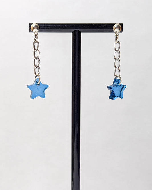 étoile Blue Dangle Earrings