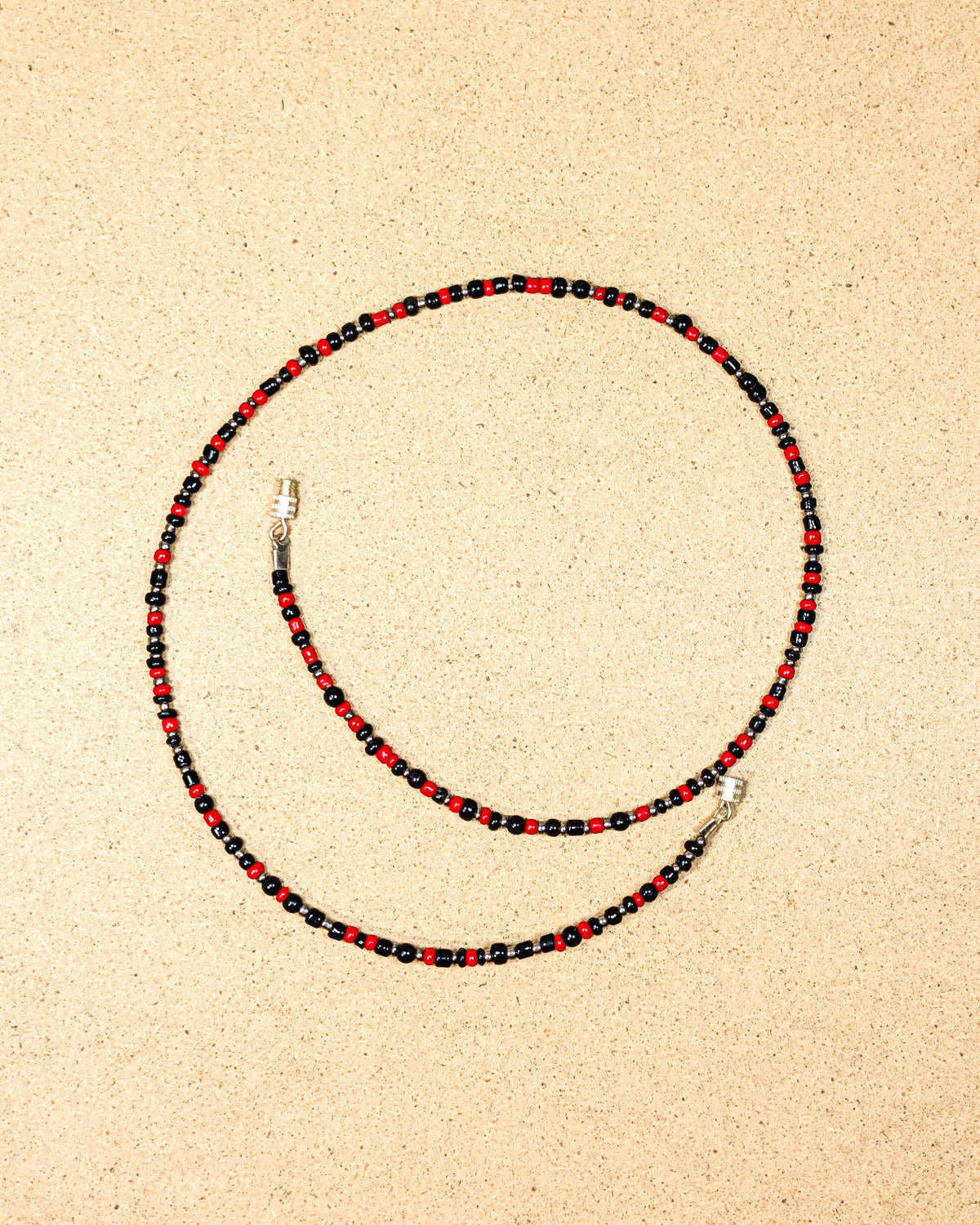 Lady Bird Seed Bead Necklace