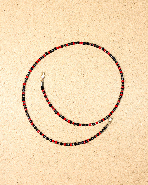 Lady Bird Seed Bead Necklace