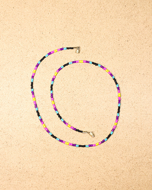 Electric Confetti Seed Bead Necklace