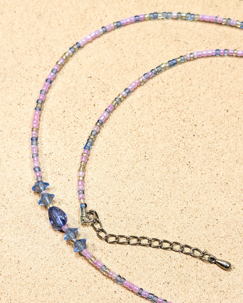 Wisteria Drift Seed Bead Necklace