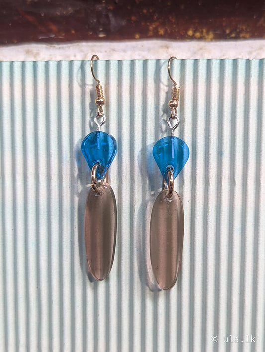 Sabrina Dangle Earrings Blue