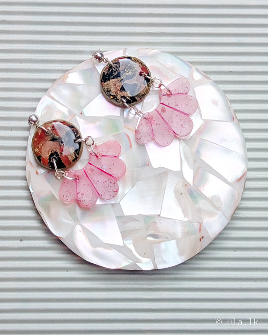 Paloma Dangle Earrings Pink